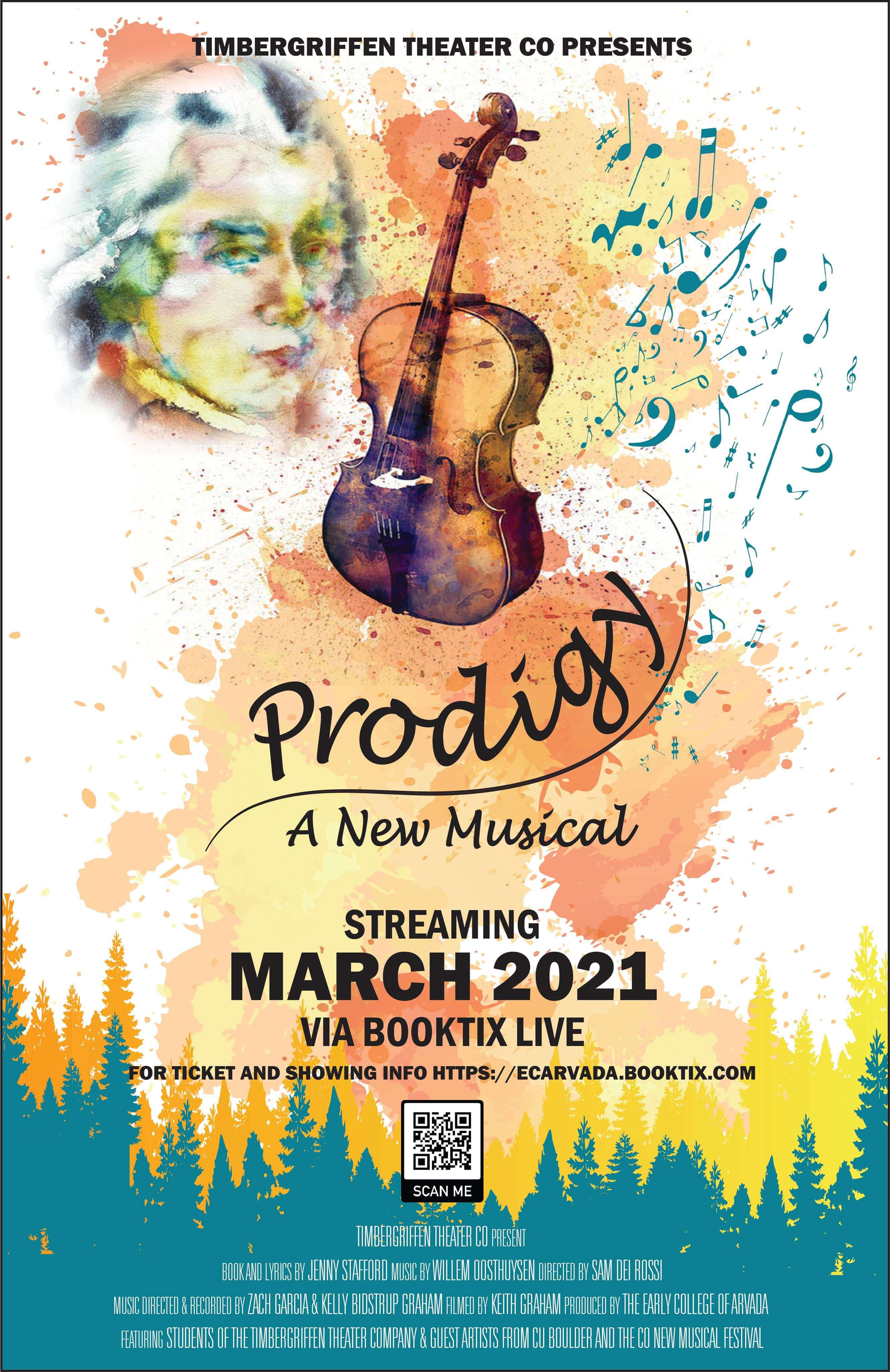 Prodigy Musical Theater Poster Design